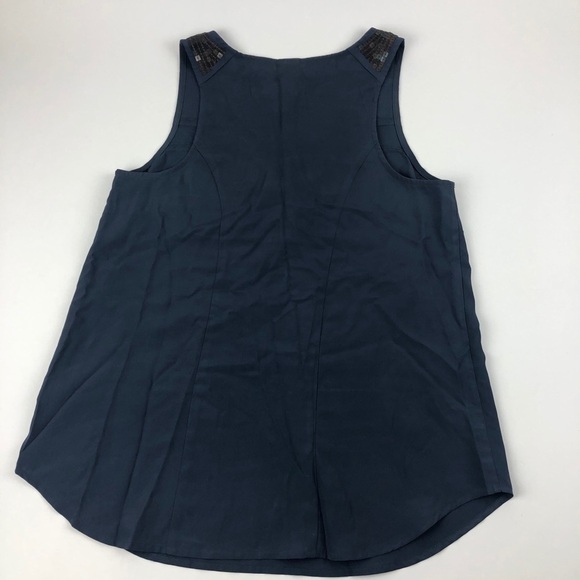 Floreta Womens Tank Top Navy Blue Size 2 - Picture 9 of 10